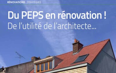 Du PEP’S en rénovation ! De l’utilité de l’architecte…